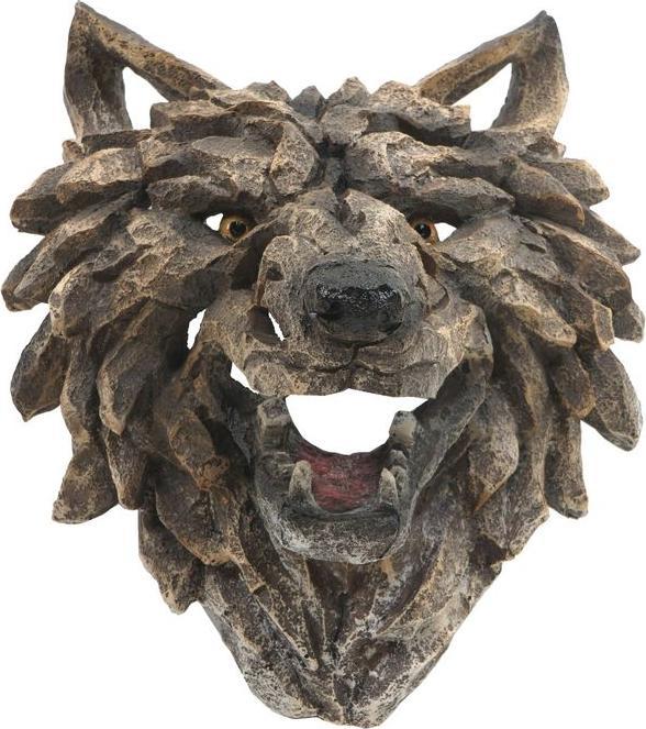 Produktbild Mendler Deko Schädel HWC-H41, Polyresin Indoor Outdoor - Wolfskopf 32cm