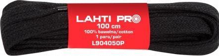 Image du produit Lahti Pro FLAT LACES 100% COTON NOIR L904052P, 10PAR, 120CM, LAHTI (120 cm)