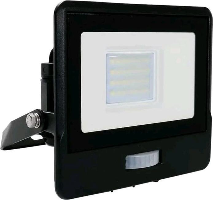 Produktbild V-TAC VT128S 20W LED PIR Sensor Flutlicht SAMSUNG Chip Schwarzer Körper 6500K (1521 lm, IP65)