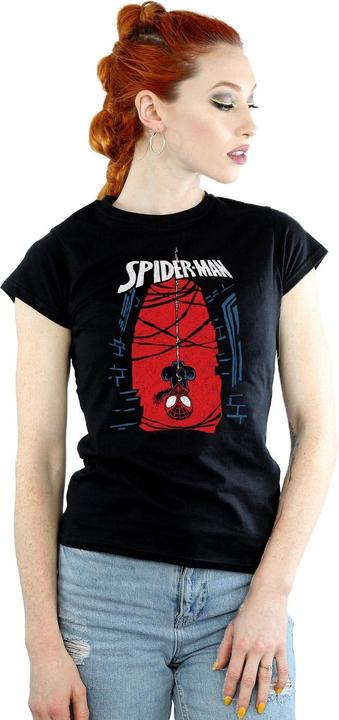 Immagine prodotto Spider-Man Hanging Sketch Maglietta Donna (XXL)