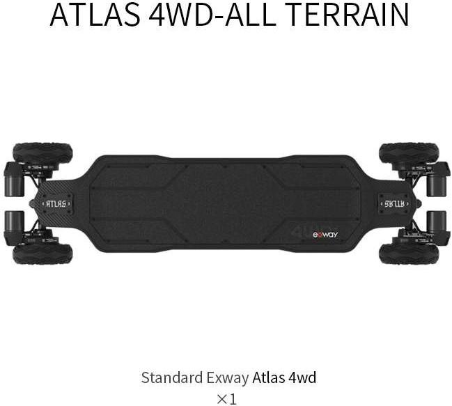 Actual product image Exway Altas Carbon 4WD 2021 (1500 W)