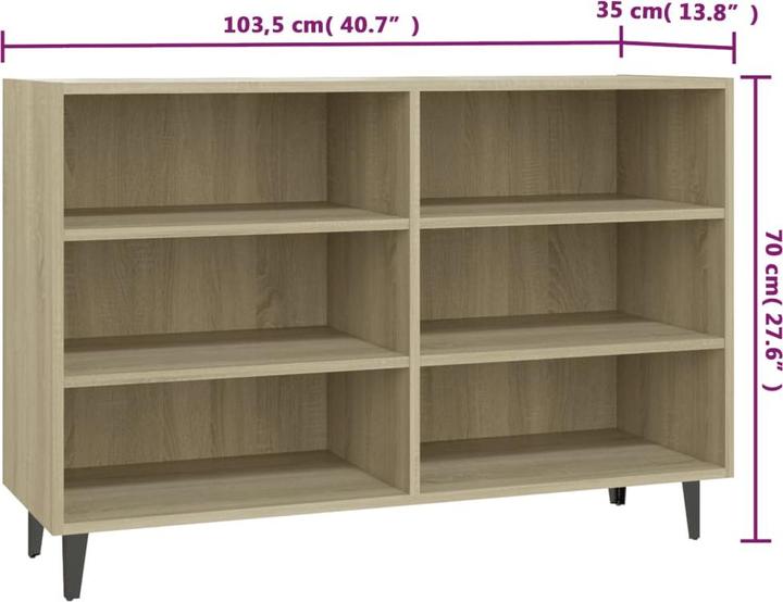 Actual product image VidaXL Lukas (103,5 x 35 x 70 cm)