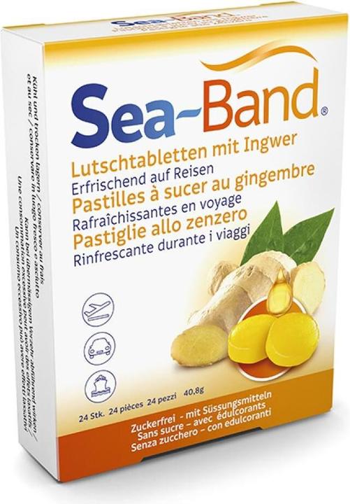 Actual product image Sea-Band Ginger 24 lozenges (24 Piece)
