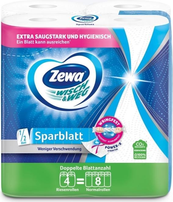 Actual product image Zewa Wipe & Away economy sheet, 4 pieces (4 x)