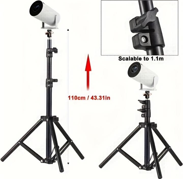 Produktbild PhoneLook HY300 Pro Tragbarer Projektor Stativ mit höhenverstellbar bis 110cm