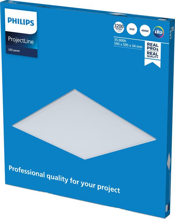 Actual product image Philips ProjectLine Panel 36W 6060 40K NOC (3200 lm)