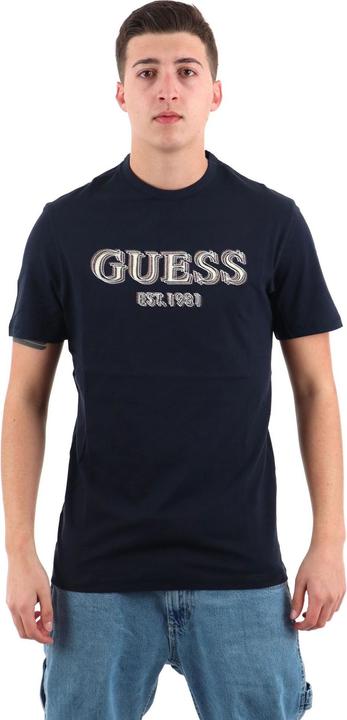 Guess T-Shirt mit Rundhalsausschnitt und Logo