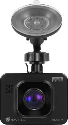 Image du produit Navitel AR250 NV Dashcam (Microphone intégré, Écran intégré, Indicateur intégré, Récepteur GPS, Accéléromètre, Vision nocturne, Bluetooth, Full HD)
