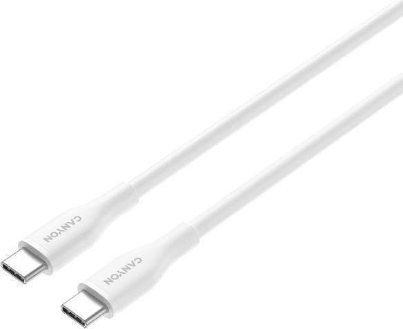 Produktbild Canyon Kabel CC60SC10 C-C 60W 1m Silizium Weiss (1 m)