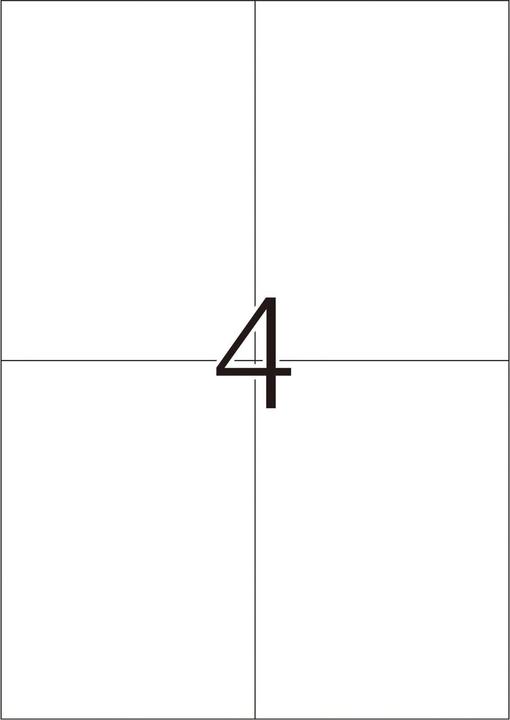 Produktbild HERMA Typenschild Etiketten A4