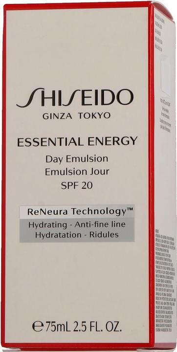 Produktbild Shiseido Essential Energy - Day Emulsion SPF 20 (75 ml, Gesichtsfluid, SPF 20)