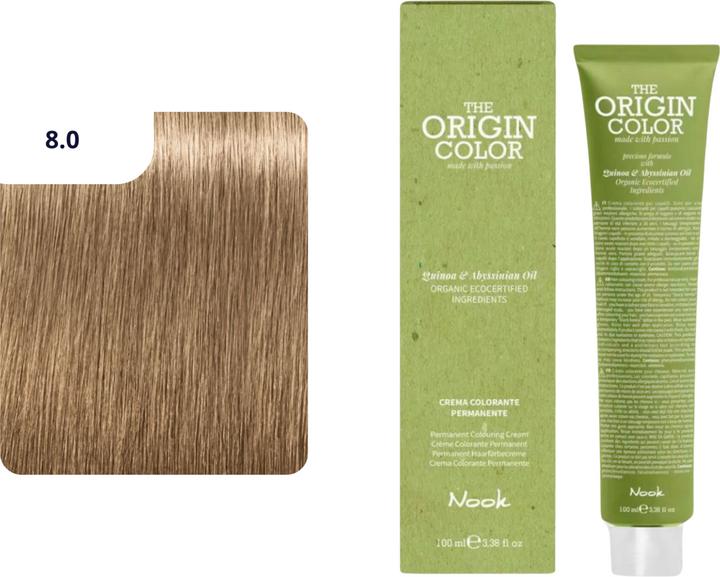 Image du produit Nook Coloration des cheveux Origin Color (8,0 Blonde pâle)