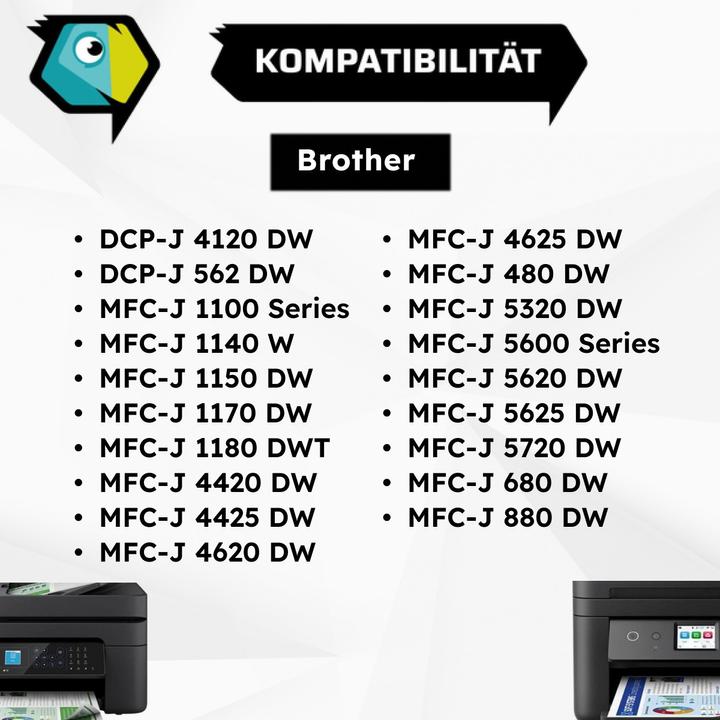Produktbild Inkadoo Druckerpatronen kompatibel mit Brother LC-223 VAL XXL (M, Y, C, BK)