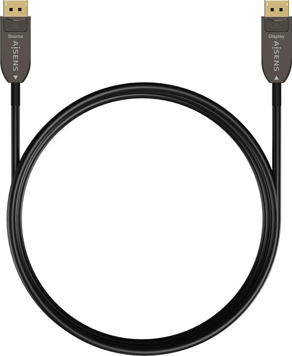 Immagine prodotto Aisens CAVO DISPLAYPORT 1.4 AOC 20M NEGRO - Cavo - Digitale/Display/Video (20 m, DisplayPort)