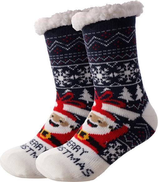 Produktbild Snazzy Santa Cozy Weihnachtssocken Santa Blau One Size von (One Size)