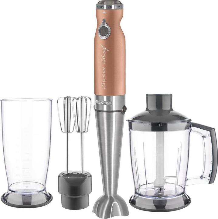 Sencor Mixer Semi-automatic mixer 4in1 SHB 5606GD-EUE3 Power 1200W, Titanuim Quad