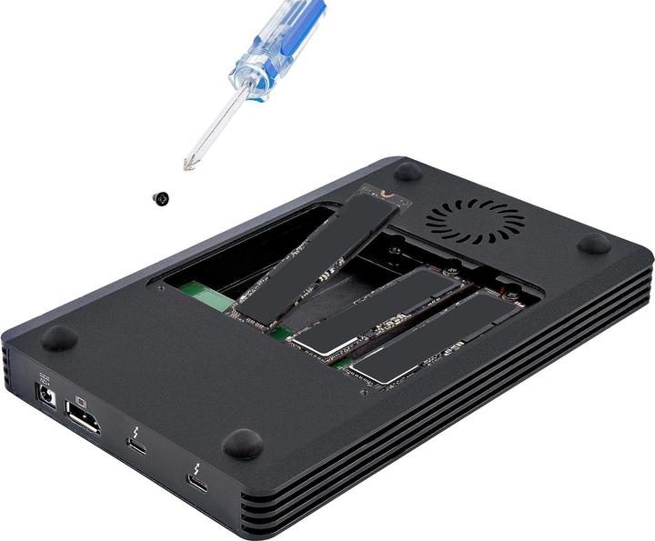 Actual product image StarTech 4 Bay NVMe Enclosure (M.2 2280)