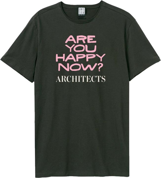 Actual product image Amplified Unisex Adult Are You Happy Now Architects T-Shirt (L)