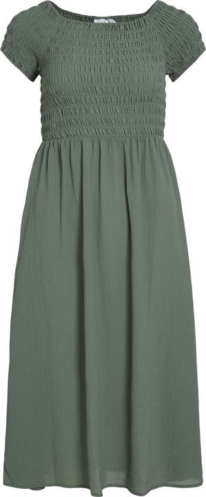 Vila VIRITA Midi Gesmoktes Kleid (44)