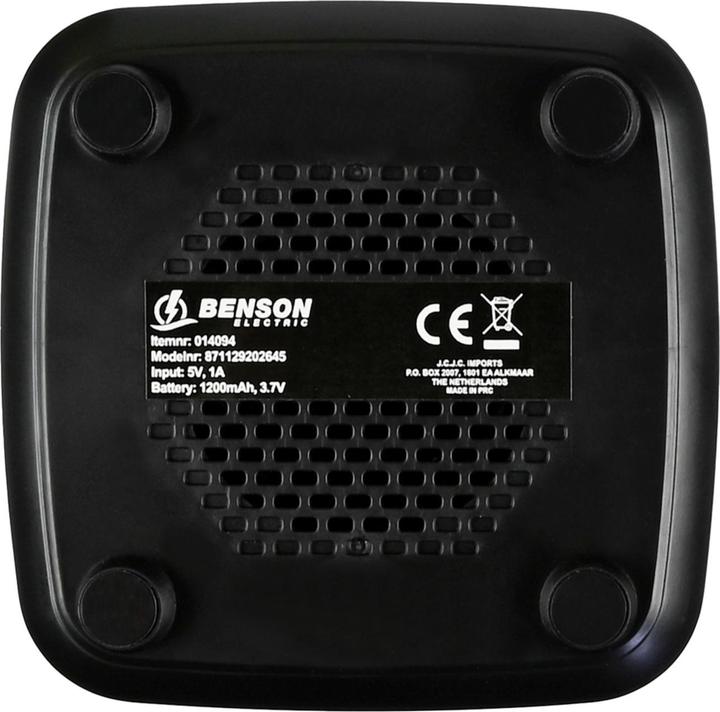Actual product image Benson Electric Bluetooth speaker + dancing light (3 h)