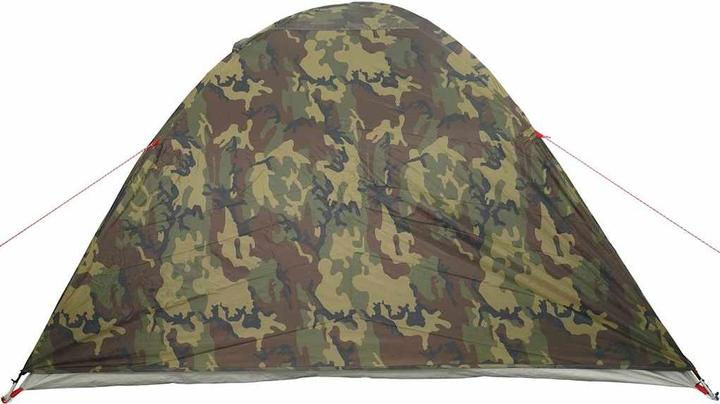 Immagine prodotto VidaXL Tenda da campeggio a cupola per 3 persone con motivo mimetico impermeabile (Tenda a cupola, 2.90 kg, 3 persone)