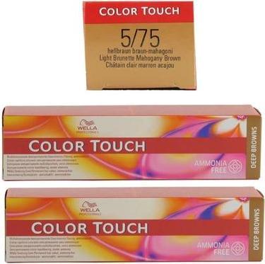 Actual product image Wella Colour Touch Deep Browns - 5/75 (Red, Brown)