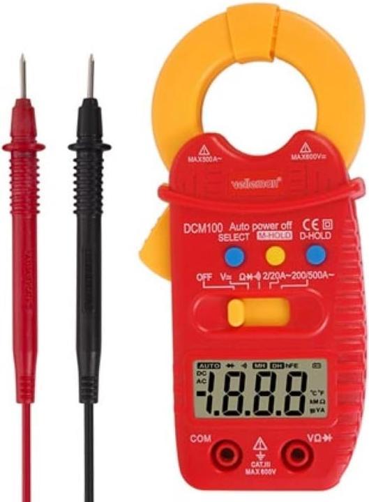 Velleman Pince Ampèremétrique - Cat Iii - 600 V - Ac - Avec Fonction Data-Hold (CAT III)