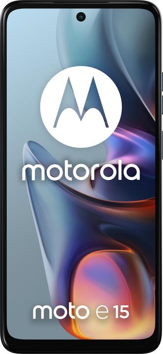 Actual product image Motorola moto e15 (64 GB, Light blue, 6.67", Dual SIM, 32 Mpx, 4G)