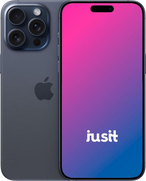 jusit iPhone 15 Pro Max (256 GB, Blue Titanium, 6.70", 0.00 Mpx, A / Wie neu)