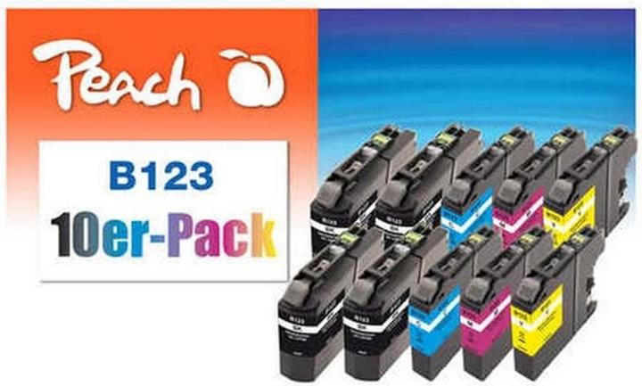 Peach LC-123 Combi Pack 10 (M, C, Y, BK)