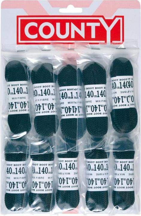 Produktbild County Fussball Schnürsenkel (10er Pack)