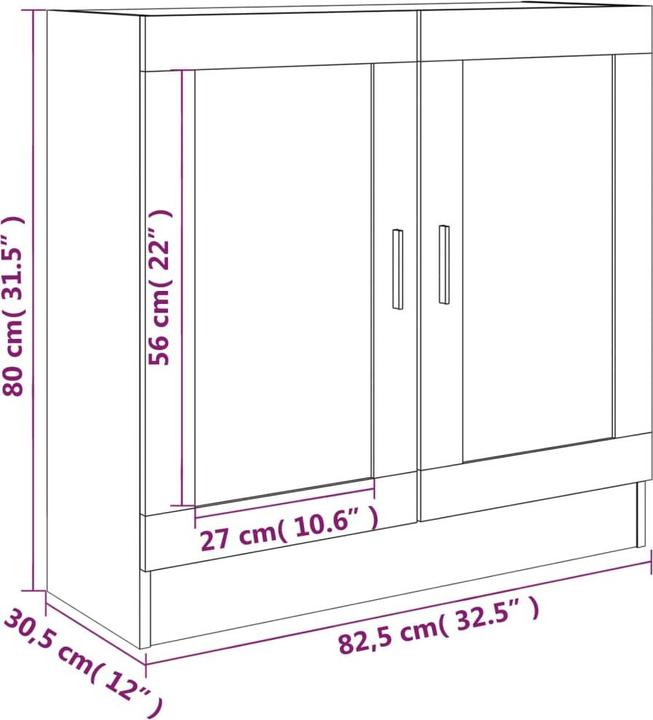 Actual product image VidaXL Gizela (82.5 x 30.5 x 80 cm)