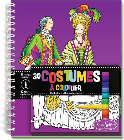 Image du produit Sentosphere Carnet De Coloriage Costumes + Feutres