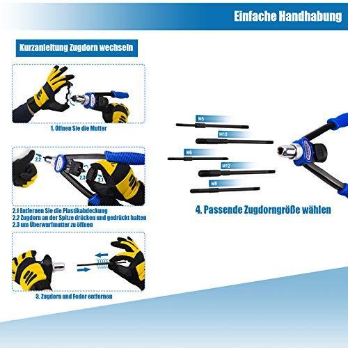 Produktbild Haskyy 162-teiliges Nietmutternzangen-Set
