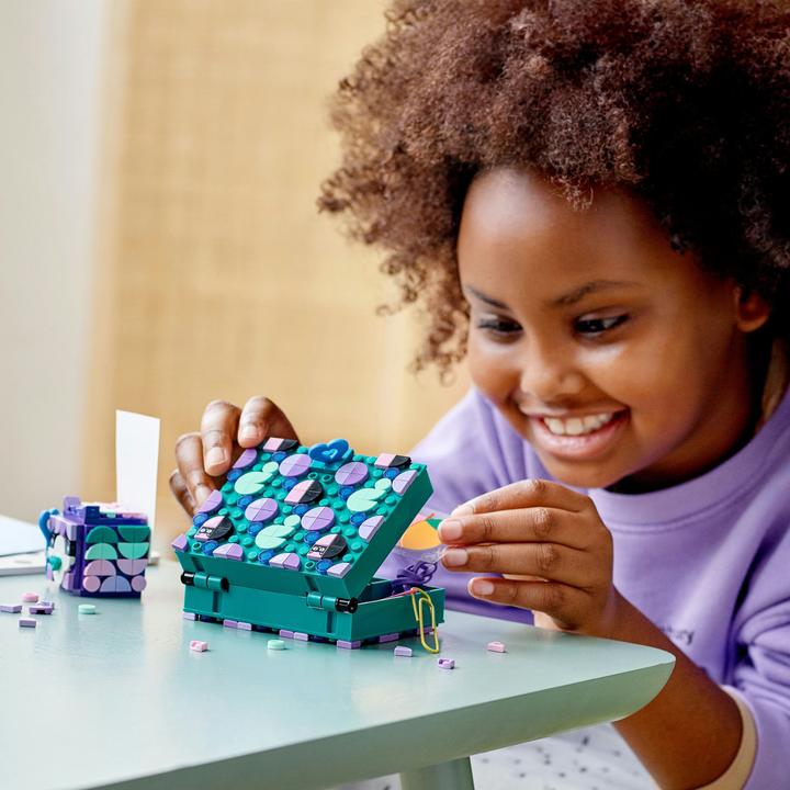 Produktbild LEGO Geheimbox mit Schlüsselhalter (41925, LEGO Dots)