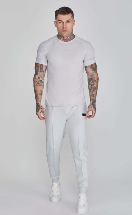 Actual product image Siksilk Smart T-Shirt in Light Grey (XL)