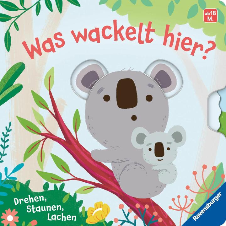 Produktbild Ravensburger Was wackelt hier? Spielbuch ab 18 Monaten, Bilderbuch, Pappbilderbuch (Deutsch)