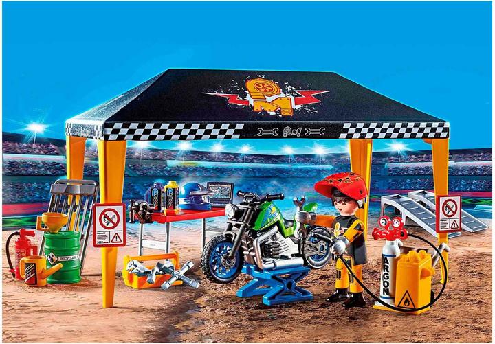 Actual product image Playmobil Stunt show workshop tent (70552, Playmobil stunt show)