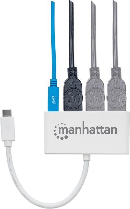 Immagine prodotto Manhattan SuperSpeed (USB-C, 4 Porti)