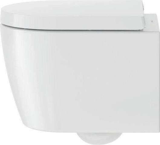Actual product image Duravit WWC ME by Starck COMPACT RIMLESS deep, 370x480mm white/white satin finish WG