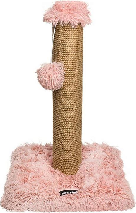 Gloria Scratching post for cats Misuri Pink (39 x 39 x 80 cm) (80 cm, Rose)