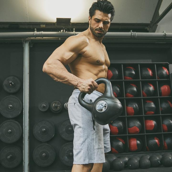 Immagine prodotto Gorilla Sports Cemento Kettlebell (1 x 10 kg, 1 x 8 kg, 1 x 12 kg)