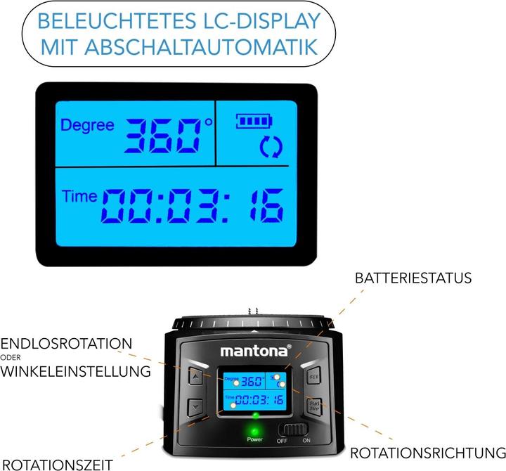 Produktbild mantona Turnaround 360 Advanced 3 (Panoramakopf)
