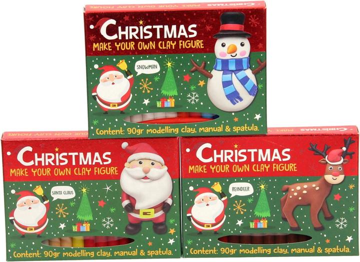 Produktbild Wins Holland Machen Sie Ihre eigene Weihnachtsfigur aus Ton (assortiert)