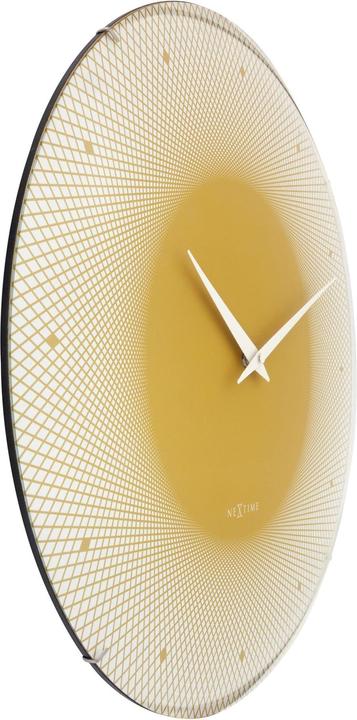 Produktbild Nextime Wanduhr Deep Gelb (50 cm)