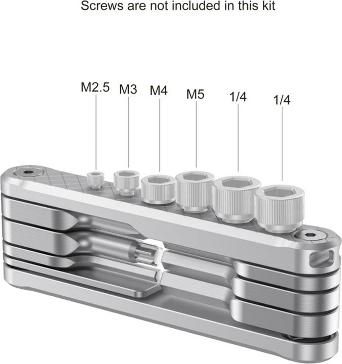 Produktbild SmallRig Folding Tool Set with Screwdrivers and Wrenches – 2213 (Diverses Video Zubehör)