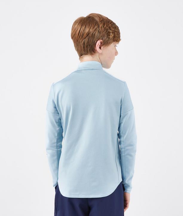 Immagine prodotto Artengo Camicia da bambino a maniche lunghe tennis 1/2 zip - TTS ML TH blu chiaro (8, 9, 10)