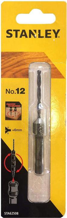 Stanley SUPER-LOK Zentrierbohrer 3,0 mm mit Tiefenstop Länge 80mm (3 Millimeter)