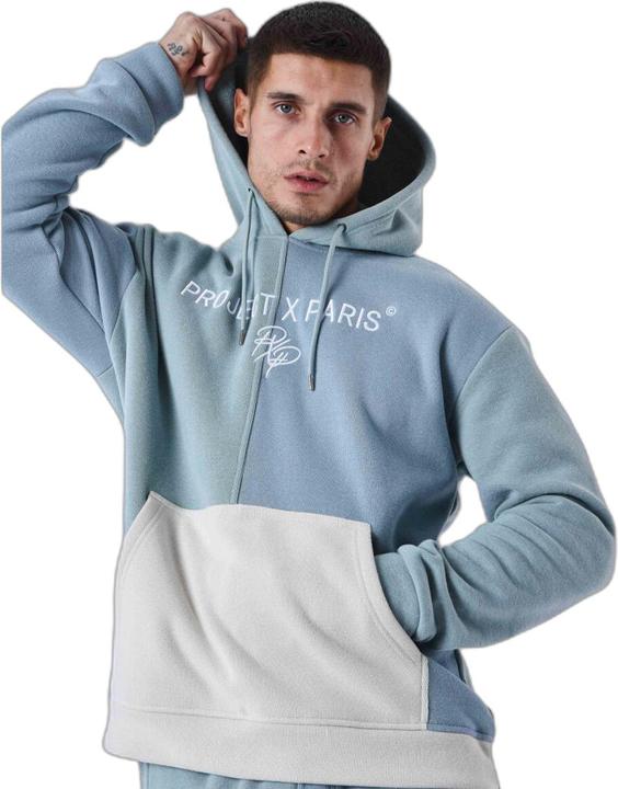 Actual product image Project X Paris Tricolored mesh hooded sweatshirt (S)