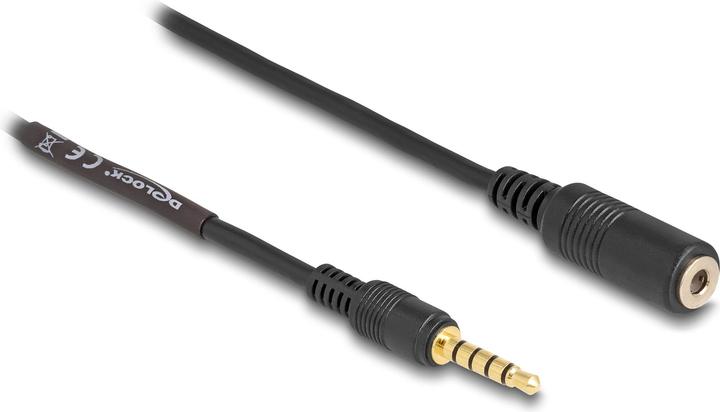 Produktbild Delock Verlängerungskabel Klinke 3,5 mm 5 Pin Stecker zu Buc (3 m, Verlängerung)